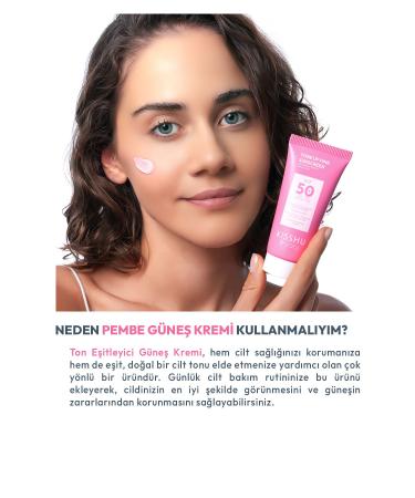 Kisshu Anti-Spot Tone Equalizing Spf 50 Pink Tinted Sunscreen with Glutathione Hyaluronic Acid Effect 50 ml - Buy Online on GoSupps.com