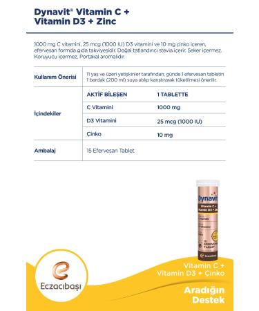 Dynavit Vitamin C & D & Zinc & Herbal Iceland Moss Advantageous Package - Buy Online on GoSupps.com