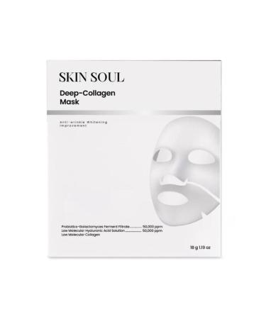skinsoul Transparent Korean Mask Collagen Mask Skinsoul Collagen Mask Bio Collagen Mask