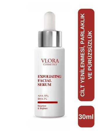 VLORA Exfoliatig Facial Serum 30 ml (AHA 2% BHA)