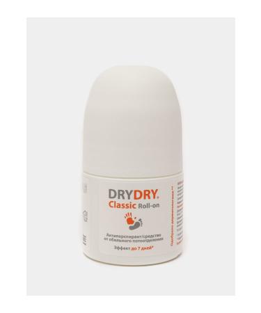 DRYDRY Classic Antiperspirant Roll-on 35 ml - Buy Online on GoSupps.com