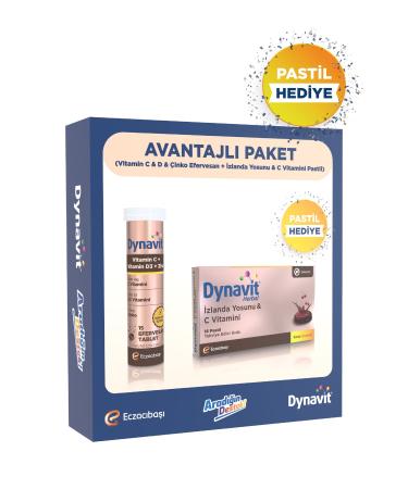Dynavit Vitamin C & D & Zinc & Herbal Iceland Moss Advantageous Package - Buy Online on GoSupps.com