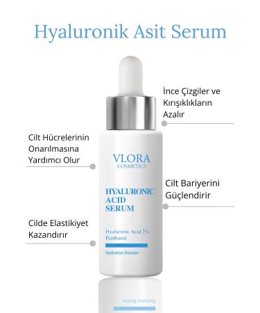 VLORA Hyaluronic Acid Serum (Hyaluronic Acid 2% Panthenol) - Buy Online on GoSupps.com