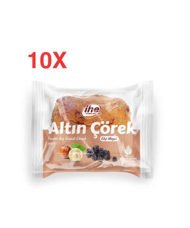 Ihe Gold Bun with Hazelnuts and Raisins 20pcs