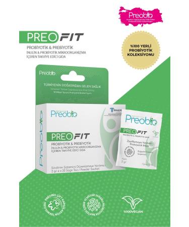Preobio Preo Fit Probiotic Food Supplement 20 Sachets