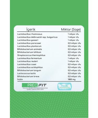 Preobio Preo Fit Probiotic Food Supplement 20 Sachets - Buy Online on GoSupps.com