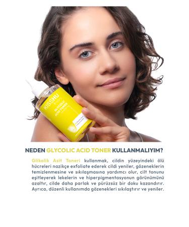 Kisshu Pore Tightening Anti-Spot Toner for All Skin Types - Glycolic Acid 5% + Alpha Arbutin + Niacinamide - Buy Online on GoSupps.com