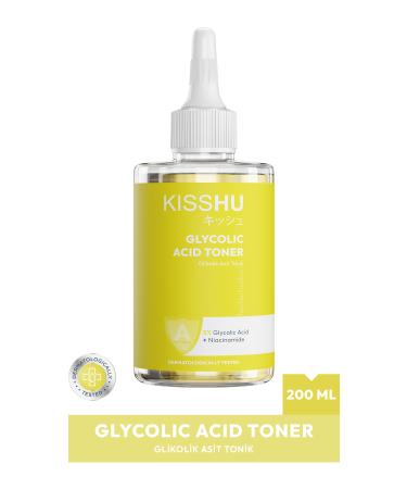Kisshu Pore Tightening Anti-Spot Toner for All Skin Types - Glycolic Acid 5% + Alpha Arbutin + Niacinamide