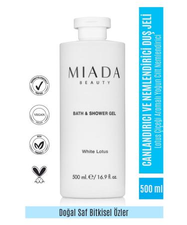 Miada Beauty Shower Gel Lotus - Refreshing and Moisturizing Shower Gel 500 ml