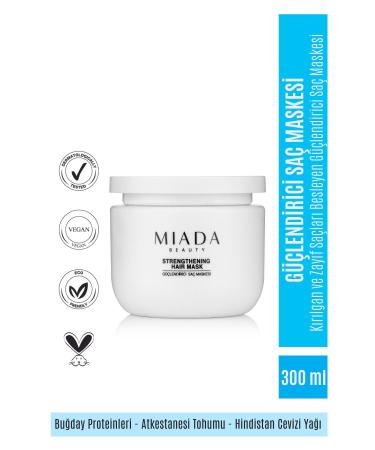 Miada Beauty Strengthening Hair Mask - Strengthening Hair Mask 300 ml