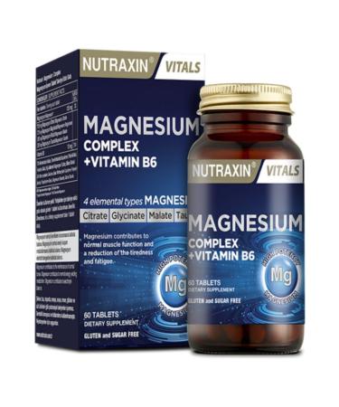 Nutraxin Magnesium Complex 250 Mg 60 Tablets