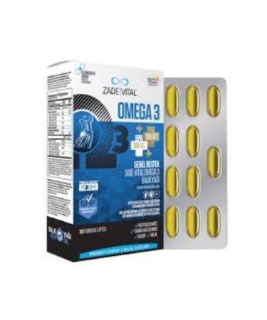 Zade Vital Omega 3 Fish Oil Premium 30 Capsules