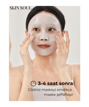 skinsoul Transparent Korean Mask Collagen Mask Skinsoul Collagen Mask Bio Collagen Mask - Buy Online on GoSupps.com