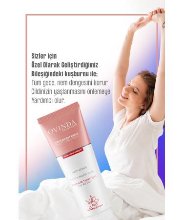 Ovinda Night Care Cream Moisturizing and Anti-Aging 50 ml - Buy Online on GoSupps.com