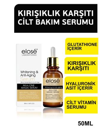 Elose Whitening And Anti Wrinkle Sunscreen Spf 50 Sun Serum 50ml