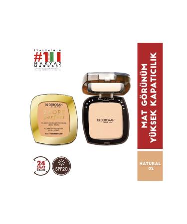 Deborah 24 Ore Compact Long Lasting Fdt Natural 02