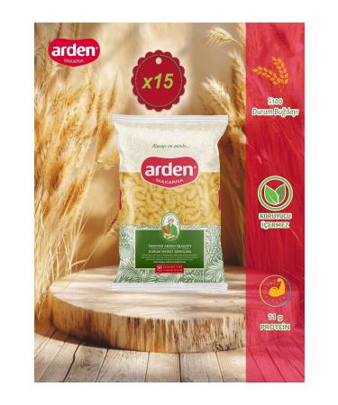Arden Pasta Medium Elbow Pasta 500 gr x 15 (7.5 kg)