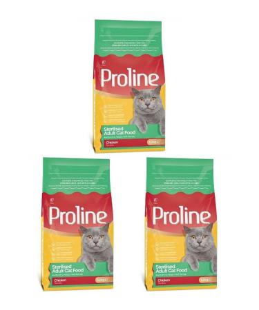 Proline Sterilized Cat Food 1200 gr X 3 Pieces