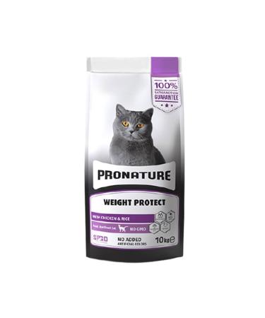 pronature Chicken and Rice Sterilized Adult Cat Food for Weight Control 10 Kg