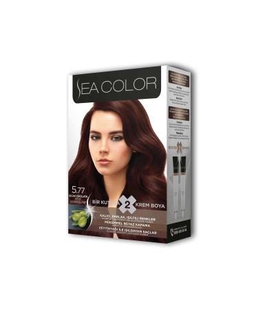 Skygo 2X2 Tube Cream Hair Dye Set Hot Chocolate No:5.77