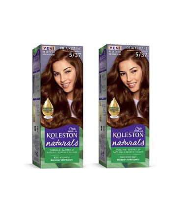 Skygo Naturals Hair Dye Medium Chestnut 5/37 2x Pack