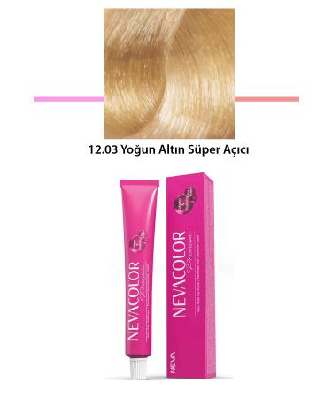 Skygo Premium 12.03 Intense Gold Super Lightener - Permanent Cream Hair Dye 50 g Tube