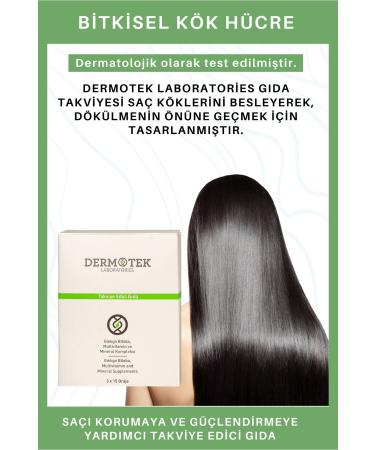 Dermotek Multicomplex Hair Vitamin 45 Dragees Containing Biotin Selenium Ginkgo Biloba Keratin - Buy Online on GoSupps.com