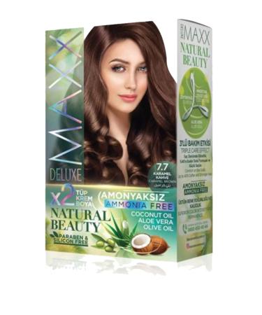 Skygo Natural Beauty Ammonia Free Hair Dye 7.7 Caramel Brown