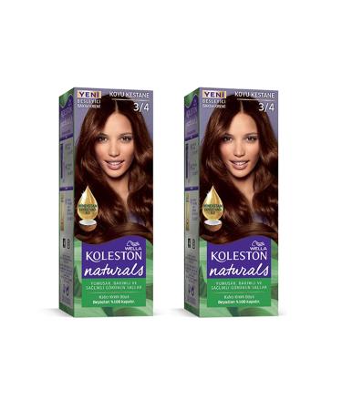 Skygo Naturals Hair Dye Dark Chestnut 3/4 2x Pack