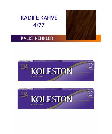 Skygo 2 Pieces Single Tube Hair Dye Velvet Brown 4/77