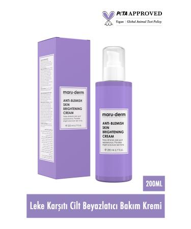 Maru.Derm Maruderm Anti-Stain Skin Whitening Care Cream 200 ml - Buy Online on GoSupps.com