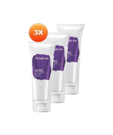 Avon Anew Lifting Lifting Peel-Off Silver Mask 75 Ml. Triple Set - Buy Online on GoSupps.com