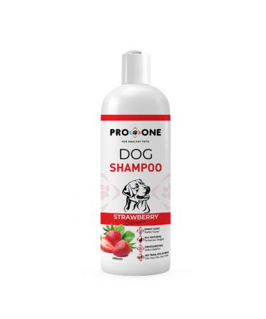 Pro One Strawberry Plant Extract Shampoo for Dogs 400 ml
