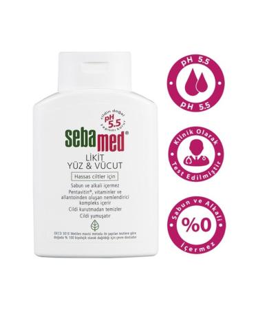 Sebamed Liquid Face & Body Cleanser 200 ml