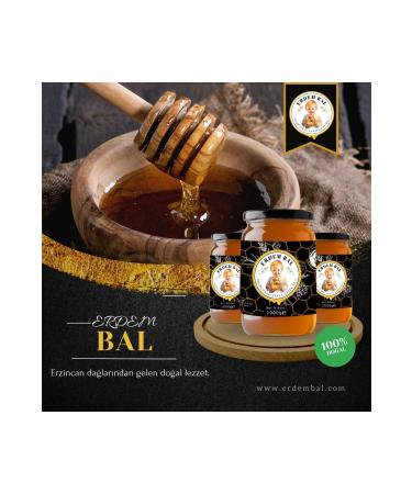 Erdem Honey Natural Polyflora 1000 gr Pure Yayla Flower Honey - Buy Online on GoSupps.com