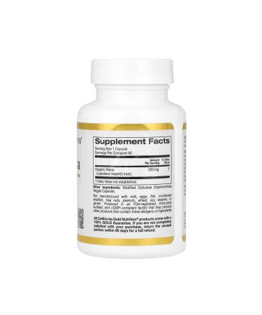 California Gold Nutrition Peruvian Maca California 500 Mg. 90 Capsules - Buy Online on GoSupps.com