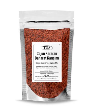 TOS The Organic Spices Cajun Blackening Spice Blend 500 gr - Premium Quality