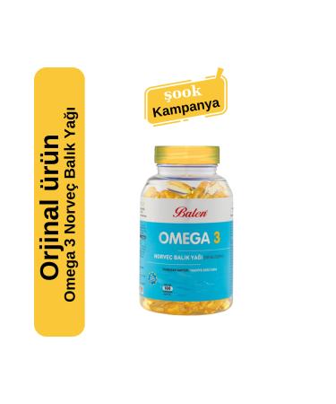 Balen Omega 3 Norwegian Fish Oil 1380mg 100 Capsules Balen