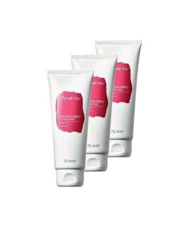 Avon Anew Revitalising Revitalizing Peelable Copper Mask 75 Ml. Set of Three