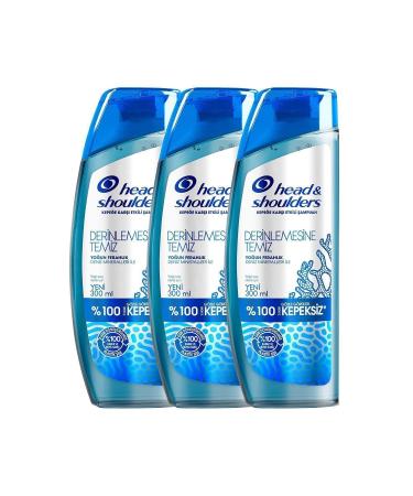 Head And Shoulders Deep Clean Shampoo Scalp Detox 300ml x 3 - Buy Online on GoSupps.com