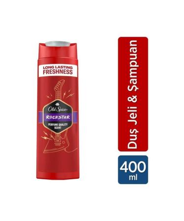 Old Spice Rockstar 3 In 1 Shampoo + Shower Gel 400 ml
