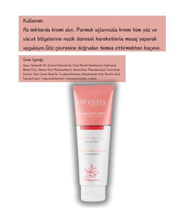 Ovinda Face and Body Whitening & Anti-Spot Skin Cream (VITAMIN E - VITAMIN C) 100 ml - Buy Online on GoSupps.com