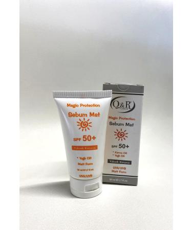 Q&R Sebum Matte 50 Factor Sunscreen Cream 8681161400261