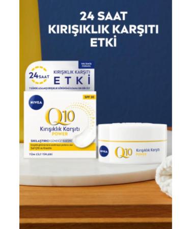 NIVEA Q10 Anti-Wrinkle Care Set Day Cream 50ml Eye Cream 15ml Skin Serum Night Cream 50ml - Buy Online on GoSupps.com