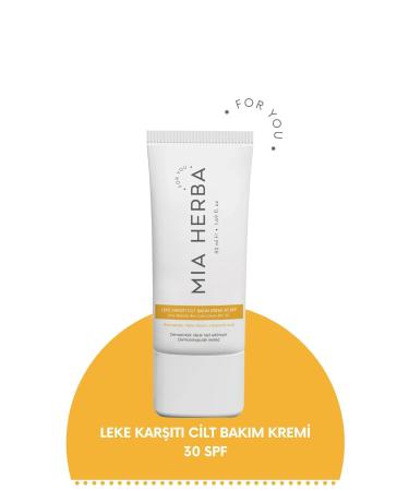 Mia Herba Anti-Spot Skin Care Cream 30 SPF 50ml