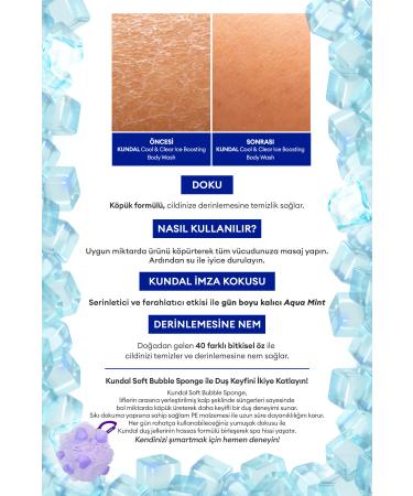 Kundal Purifying and Refreshing Body Wash Gel Cool Refreshing Body Wash 500ml (AQUA MINT) - Buy Online on GoSupps.com