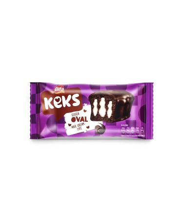 B FA KEKS Bifa Keks Oval Cake Milk Cream Cocoa 45 gr x 24 Pieces - Buy Online on GoSupps.com