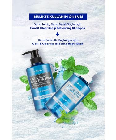 Kundal Purifying and Refreshing Body Wash Gel Cool Refreshing Body Wash 500ml (AQUA MINT) - Buy Online on GoSupps.com