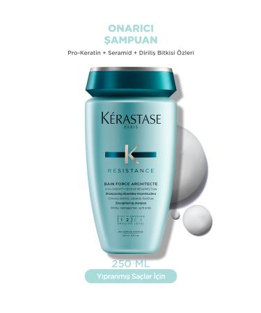 Kerastase Resistance Bain Force Architecte Repair Shampoo for Weak and Damaged Hair 250 ml