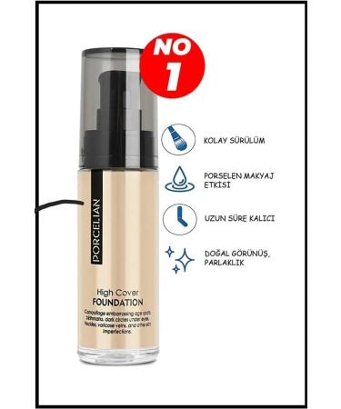 SEVRU High Cover Porcelain Foundation High Coverage Effect No-1
